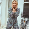 Little Mistress Satin Print Jumpsuit By Vogue Williams -Occasion Couture Shop 2Z5A2659f1web