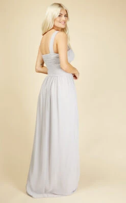 Little Mistress Grace Ice Grey Embellishment Sweetheart Maxi Dress 9 Little Mistress Grace Ice Grey Embellishment Sweetheart Maxi Dress -Occasion Couture Shop 6158D62A 4