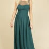 Little Mistress Grace Pine Embellishment Sweetheart Maxi Dress -Occasion Couture Shop 6158D63A 1