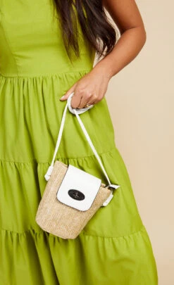 Little Mistress Straw Cross-body Bag -Occasion Couture Shop A3485333A 4