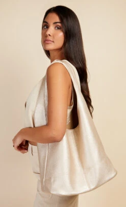 Little Mistress Champagne Shoulder Bag