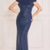 Goddiva Open Back Cowl Patterned Sequin Maxi Dress -Occasion Couture Shop A34975D1A 1 705643b4 6015 4b33 aa14 068dda5b7f9e