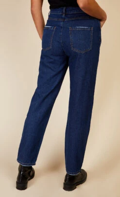 Little Mistress Indigo Criss Cross Straight Denim Jeans By Vogue Williams -Occasion Couture Shop D16010C10I 1 7e36d807 e4eb 4e69 a6f8 f55d8f723e90