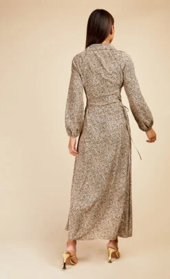 Little Mistress Leopard Lace Up Maxi Shirt Dress By Vogue Williams -Occasion Couture Shop D33629D2B 4