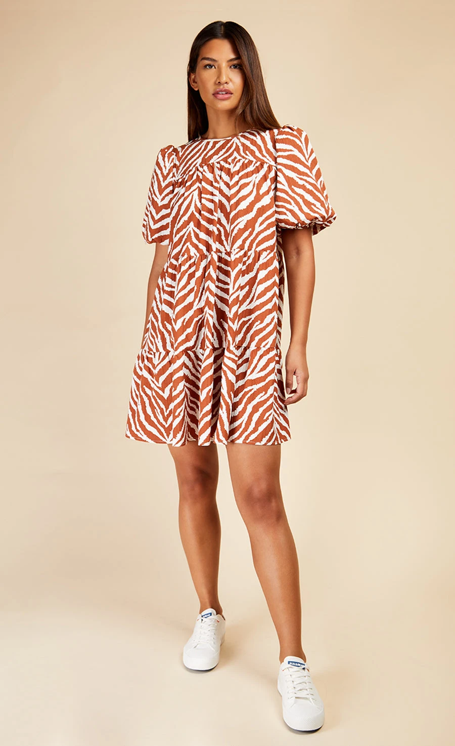 Little Mistress Zebra Print Mini Smock Dress By Vogue Williams 4 Little Mistress Zebra Print Mini Smock Dress By Vogue Williams - Image 2