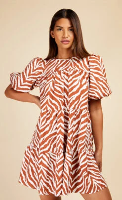 Little Mistress Zebra Print Mini Smock Dress By Vogue Williams 9 Little Mistress Zebra Print Mini Smock Dress By Vogue Williams -Occasion Couture Shop D33703B1A 2