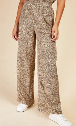 Little Mistress Leopard Wide Leg Trousers By Vogue Williams 9 Little Mistress Leopard Wide Leg Trousers By Vogue Williams -Occasion Couture Shop D33706Q1A 2