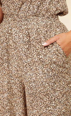 Little Mistress Leopard Wide Leg Trousers By Vogue Williams 10 Little Mistress Leopard Wide Leg Trousers By Vogue Williams -Occasion Couture Shop D33706Q1A 3