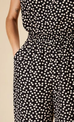 Little Mistress Mono Spot Wide Leg Trousers By Vogue Williams -Occasion Couture Shop D33706Q2B 3