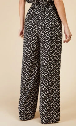 Little Mistress Mono Spot Wide Leg Trousers By Vogue Williams -Occasion Couture Shop D33706Q2B 4