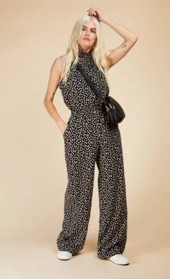 Little Mistress Mono Spot Wide Leg Trousers By Vogue Williams -Occasion Couture Shop D33706Q2B 5