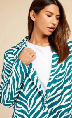 Little Mistress Zebra Print Blazer By Vogue Williams -Occasion Couture Shop D33707Q1A 3