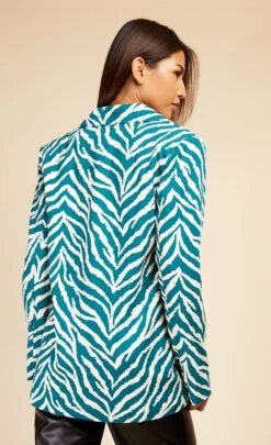 Little Mistress Zebra Print Blazer By Vogue Williams -Occasion Couture Shop D33707Q1A 4