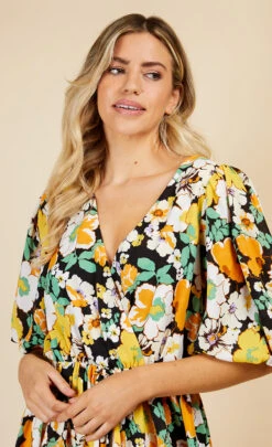 Little Mistress Vintage Floral Playsuit By Vogue Williams -Occasion Couture Shop D33715Q1A 3