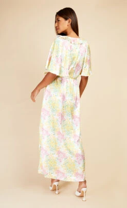 Little Mistress Blossom Frill Mock Wrap Maxi Dress -Occasion Couture Shop D33803D1A 4