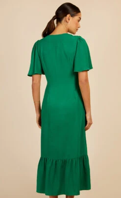 Little Mistress Green Angel Sleeve Midaxi Dress By Vogue Williams 9 Little Mistress Green Angel Sleeve Midaxi Dress By Vogue Williams -Occasion Couture Shop D34026R3B 4