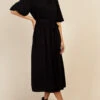 Little Mistress Black Puff Sleeve Midaxi Dress By Vogue Williams -Occasion Couture Shop D34167R3A 1