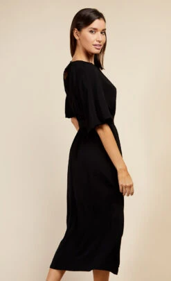 Little Mistress Black Puff Sleeve Midaxi Dress By Vogue Williams -Occasion Couture Shop D34167R3A 4