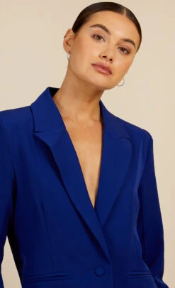 Little Mistress Royal Blue Blazer By Vogue Williams -Occasion Couture Shop D34174Q1A 3