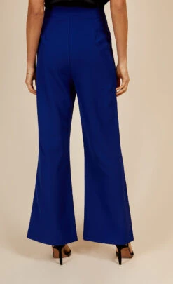 Little Mistress Royal Blue Flared Trousers By Vogue Williams -Occasion Couture Shop D34175Q1A 4