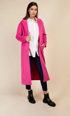 Little Mistress Pink Oversized Coat By Vogue Williams -Occasion Couture Shop D34188Q1A 1