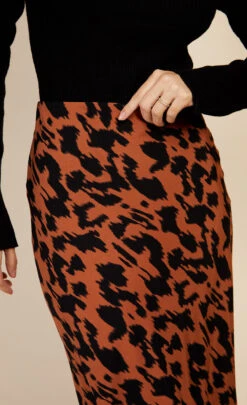 Little Mistress Leopard Print Midi Slip Skirt By Vogue Williams -Occasion Couture Shop D34192C2B 3