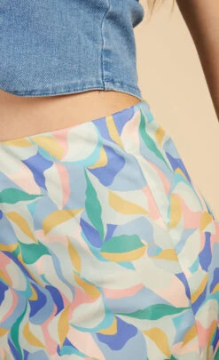 Little Mistress Pastel Print Midi Slip Skirt By Vogue Williams -Occasion Couture Shop D34192C9G 3