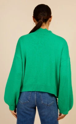 Little Mistress Green Knit Scallop Cardigan By Vogue Williams -Occasion Couture Shop D34200Q1A 4