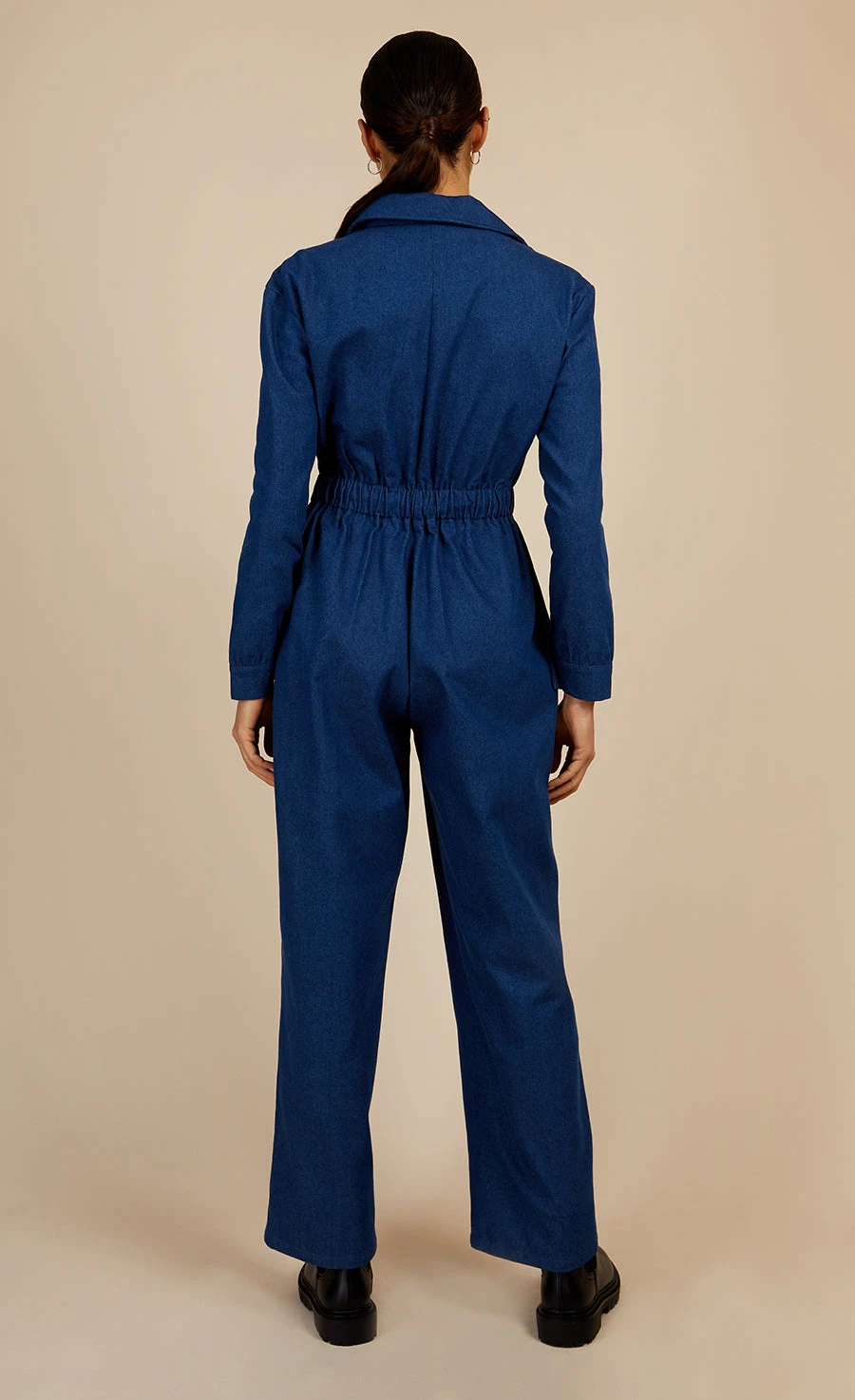 Little Mistress Mid-Blue Utility Jumpsuit By Vogue Williams 7 Little Mistress Mid-Blue Utility Jumpsuit By Vogue Williams - Image 5