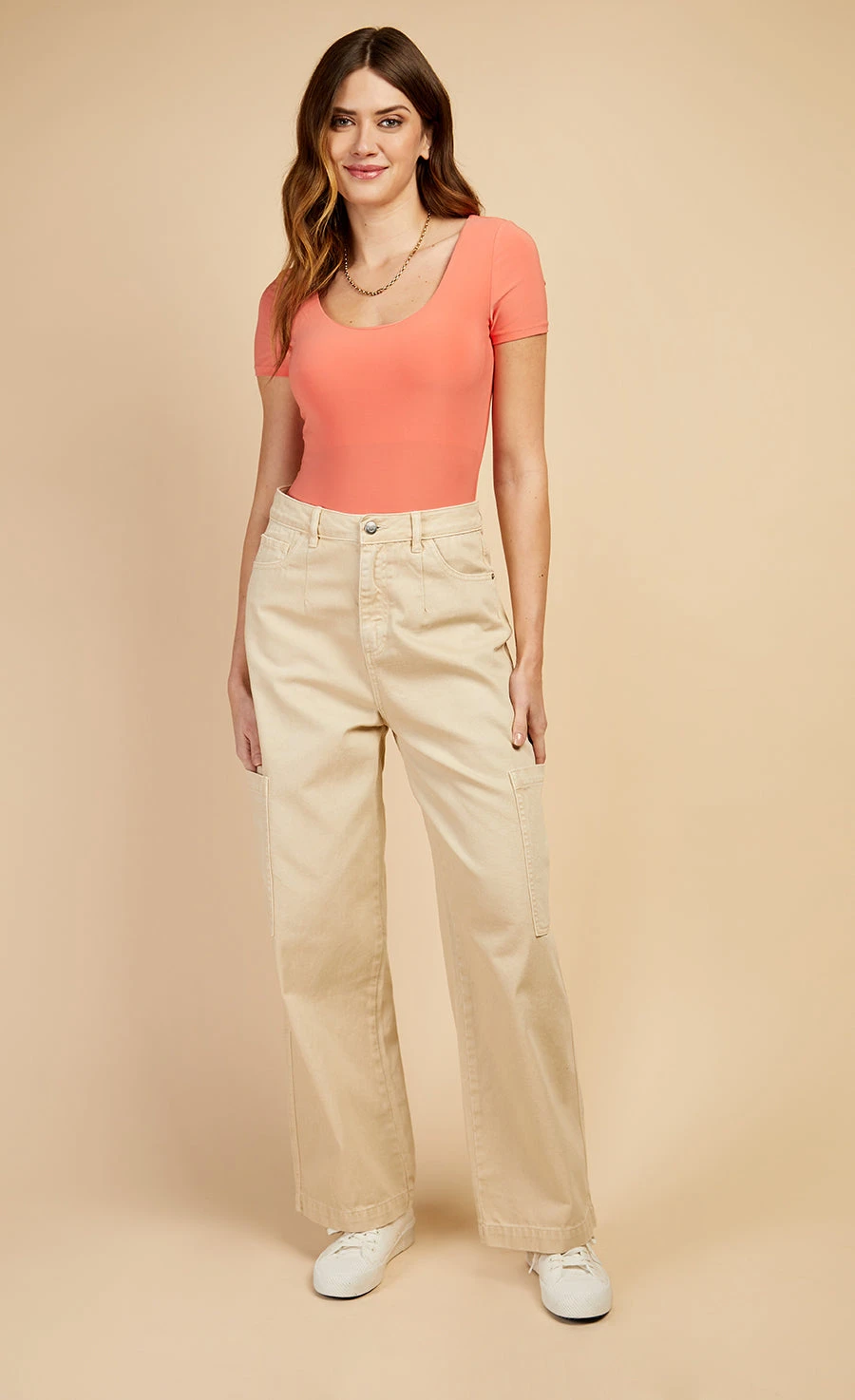 Little Mistress Stone Cargo Denim Jeans By Vogue Williams 3 Little Mistress Stone Cargo Denim Jeans By Vogue Williams