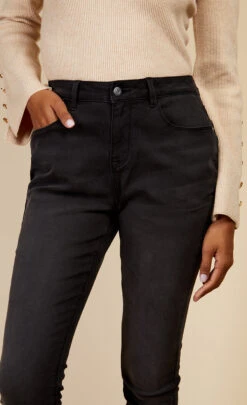 Little Mistress Black Slim Denim Jeans By Vogue Williams -Occasion Couture Shop D34246Q2A 3