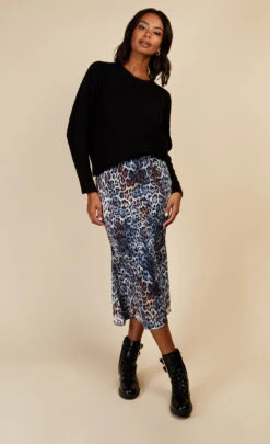 Little Mistress Black Open Knit Jumper By Vogue Williams -Occasion Couture Shop D34254Q3A 1