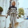 Little Mistress Mono Stripe Jumper By Vogue Williams -Occasion Couture Shop D34254Q4A 1