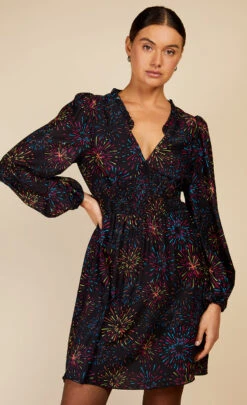 Little Mistress Firework Print Mini Dress By Vogue Williams -Occasion Couture Shop D34268B1A 2