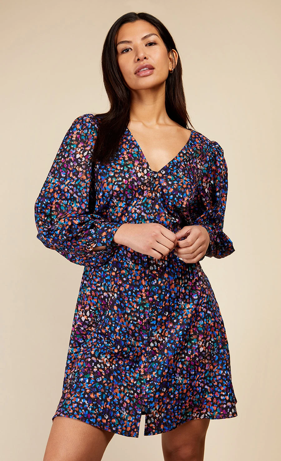 Little Mistress Animal Print Mini Dress 5 Little Mistress Animal Print Mini Dress - Image 3