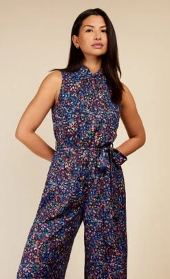 Little Mistress Animal Print Jumpsuit -Occasion Couture Shop D3430661A 2