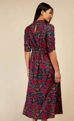Little Mistress Floral Print Midaxi Dress -Occasion Couture Shop D34310R1A 4