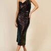 Little Mistress Sequin Midi Slip Skirt -Occasion Couture Shop D34323C1A 1