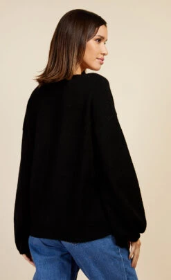 Little Mistress Black Knit Cardigan By Vogue Williams -Occasion Couture Shop D34330Q2A 4