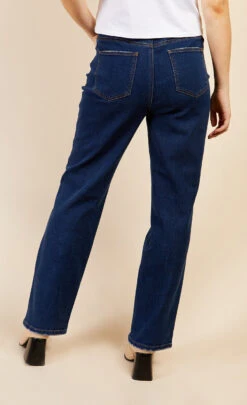 Little Mistress Mid-Blue Straight Denim Jeans By Vogue Williams -Occasion Couture Shop D34415Q1A 4