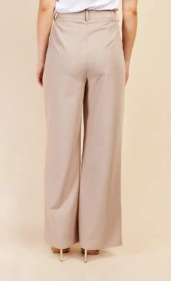 Little Mistress Stone Wide Leg Trousers By Vogue Williams 11 Little Mistress Stone Wide Leg Trousers By Vogue Williams -Occasion Couture Shop D34438Q2A 4
