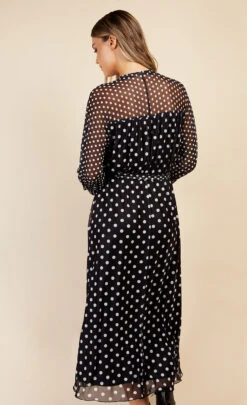 Little Mistress Multi Spot Midaxi Dress By Vogue Williams -Occasion Couture Shop D34568R1A 4