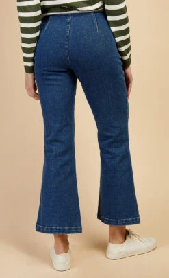 Little Mistress Blue Chambray Patch Trousers By Vogue Williams -Occasion Couture Shop D34571Q3A 4