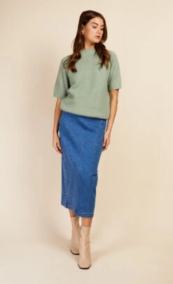 Little Mistress Khaki Knit Top By Vogue Williams -Occasion Couture Shop D34579Q6A 1