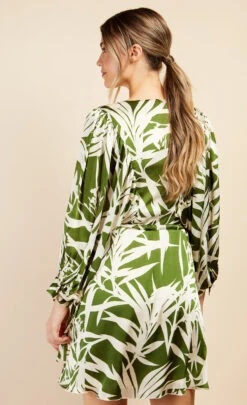 Little Mistress Green Print Satin Mini Dress By Vogue Williams 11 Little Mistress Green Print Satin Mini Dress By Vogue Williams -Occasion Couture Shop D34582B2A 4