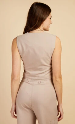 Little Mistress Mink Waistcoat By Vogue Williams -Occasion Couture Shop D34640Q1A 4