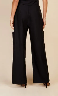 Little Mistress Black Cargo Trousers By Vogue Williams -Occasion Couture Shop D34641Q2A 4