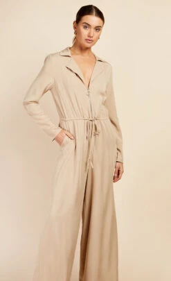 Little Mistress Stone Jumpsuit By Vogue Williams -Occasion Couture Shop D3464861A 2