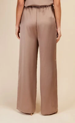 Little Mistress Stone Satin Trousers By Vogue Williams -Occasion Couture Shop D34664Q1A 4.1.0