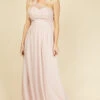 Little Mistress Luanna Blush Embellished One-Shoulder Maxi Dress -Occasion Couture Shop L16413D10A 1